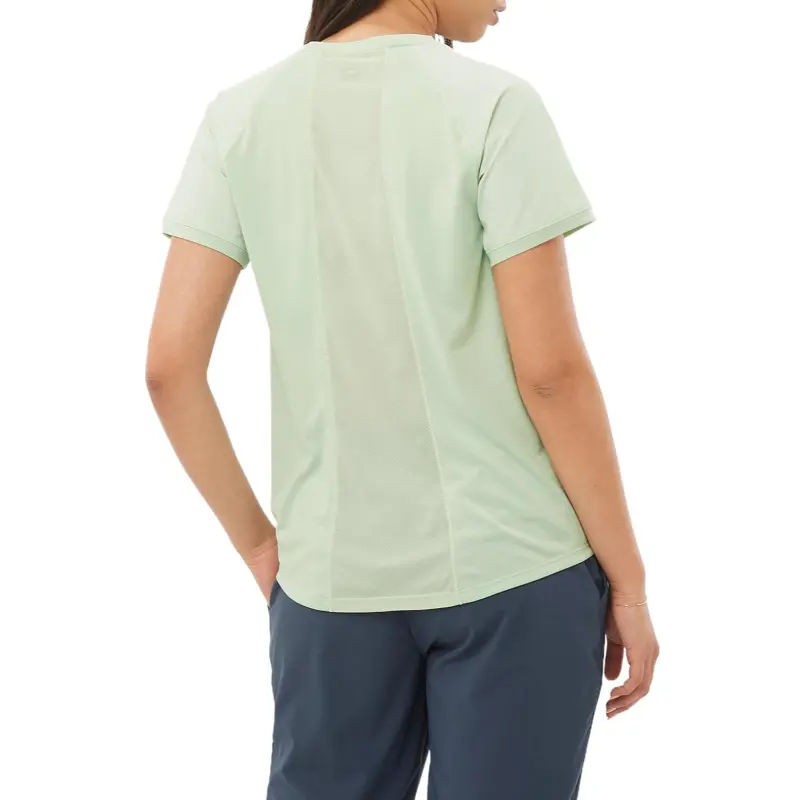 SALOMON OUTLINE Raglan Sleeve T Shirt Women's Light Blue Green-2