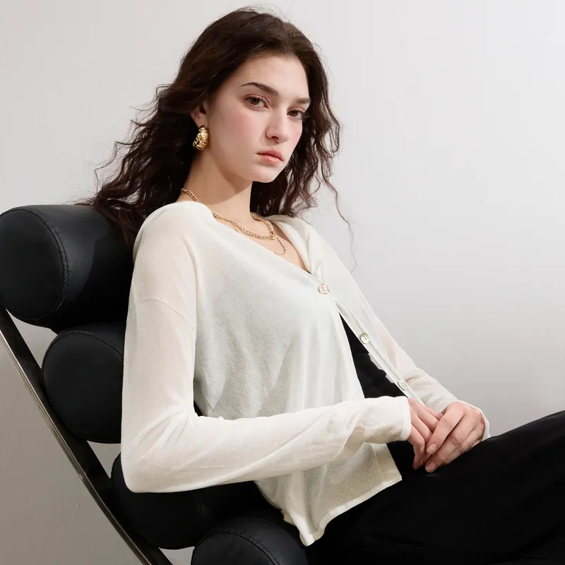3COLOUR Sweater Women's Pearl White-2