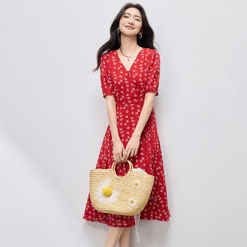 SENTUBILA Short Sleeved Dress Women's-12