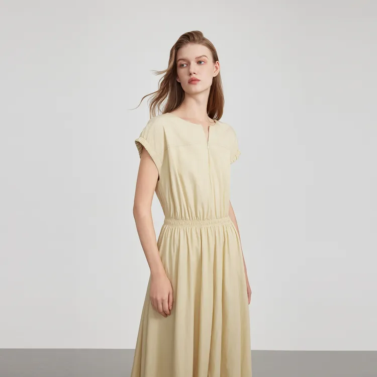 ELLE Short Sleeved Dress Women's-3