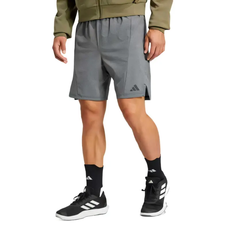 Adidas AEROREADY Casual Shorts Men's Dark Gray-1