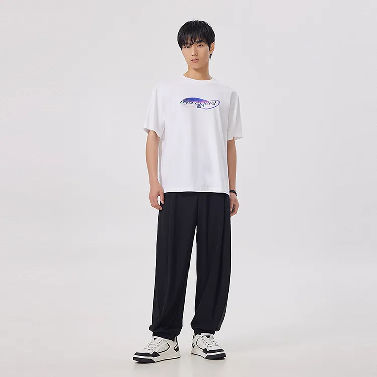 Cabbeen T Shirt Men's Bleached White-3