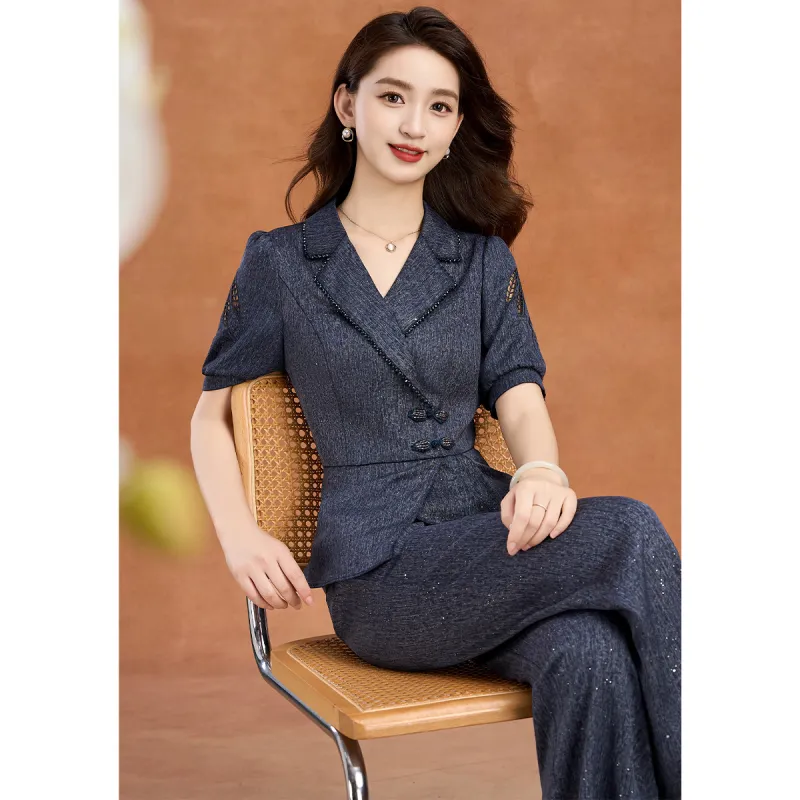 Mylan Casual Suits Women's Blue Collection Brand, Get Activity Alerts In Real Time-6