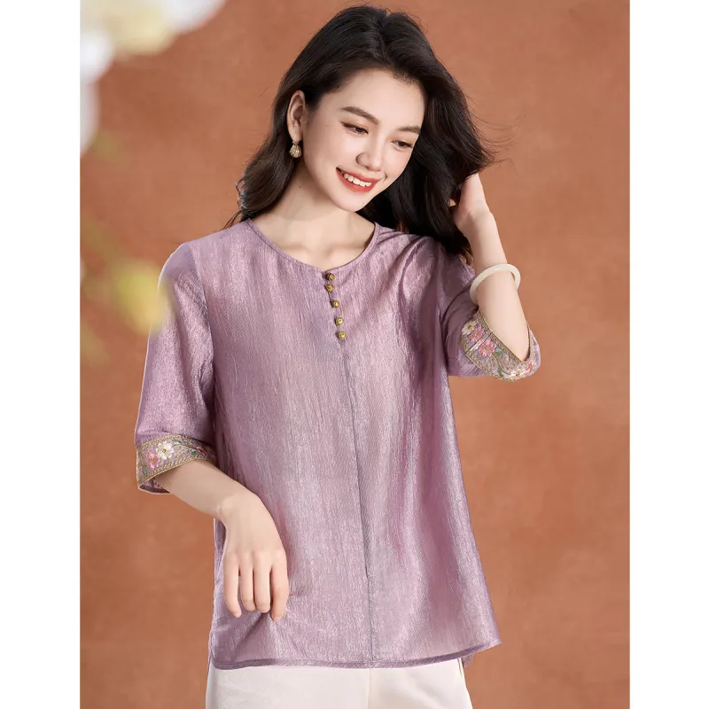 Mylan Shirts Women's Purple-7