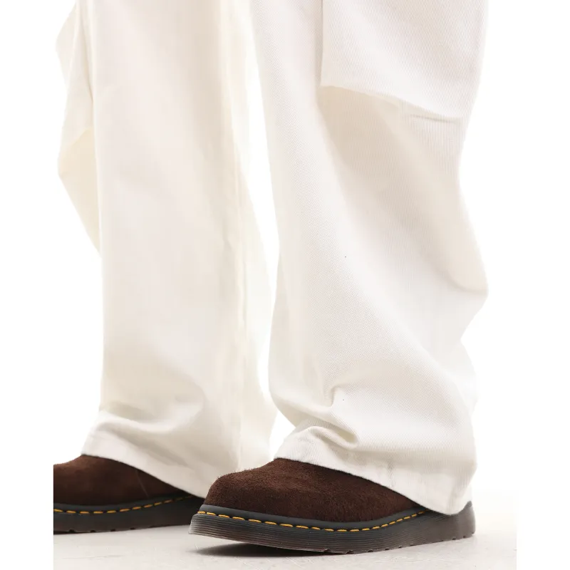 CUWU Casual Pants Unisex White-6