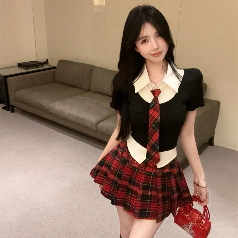 XIANSINIAO Casual Short Skirts Women's-2