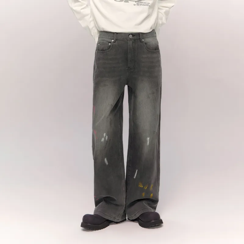 NO ONE ELSE Jeans Unisex Black Gray-2