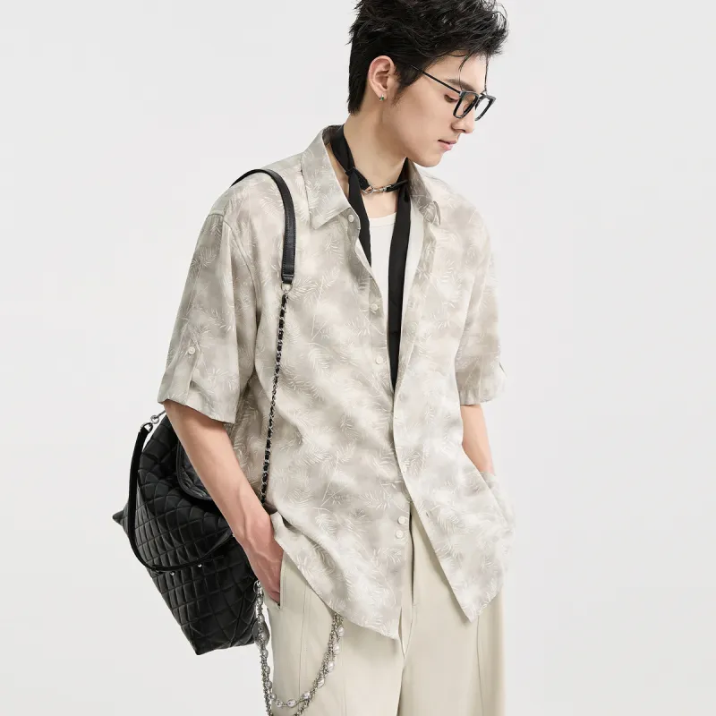 EARL JOEL Shirts Men Morning Mist-3