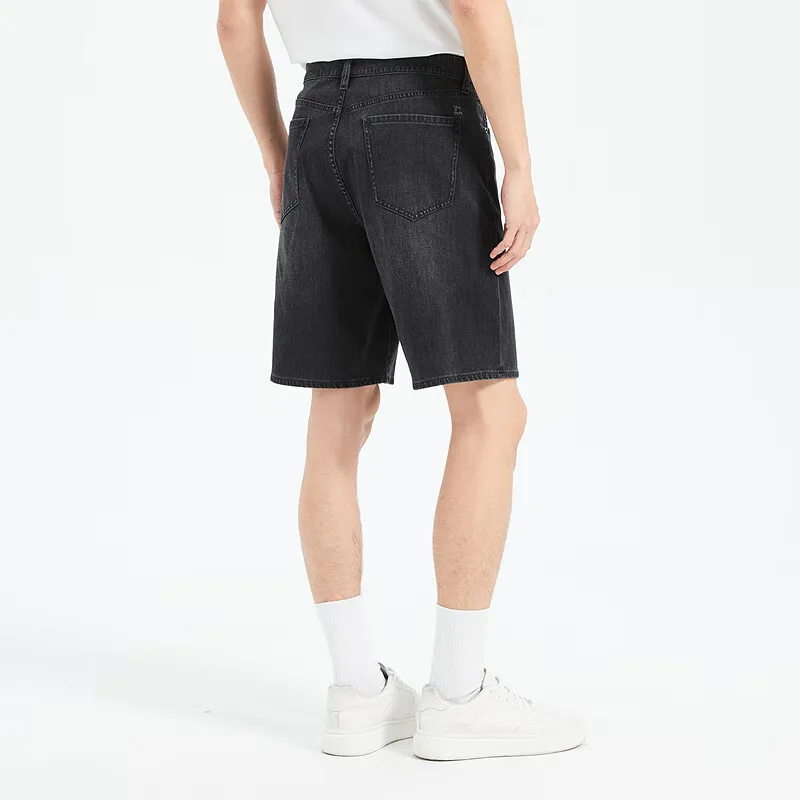 LESS IS MORE Denim Shorts Men's Denim Black-3