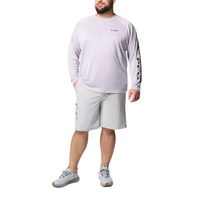 Columbia PFG Terminal Tackle T-Shirt Men's Light Purple-3
