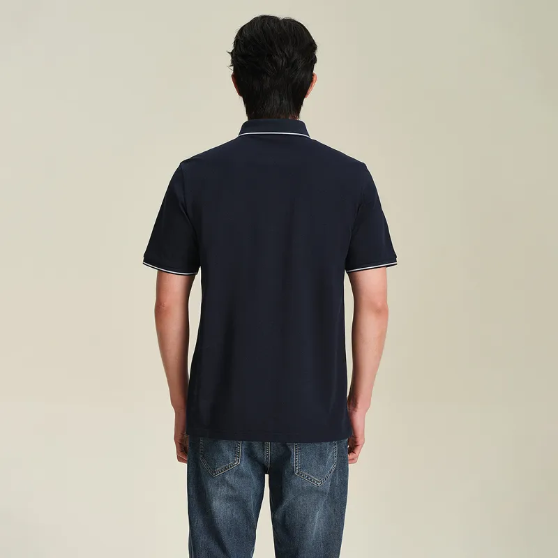 HLA Polo Shirt Men's Dark Blue 26-2