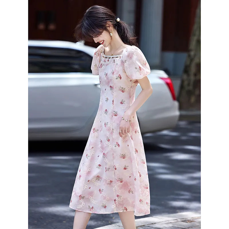 A Paradise For Awakening Short Sleeved Dress Women's-5