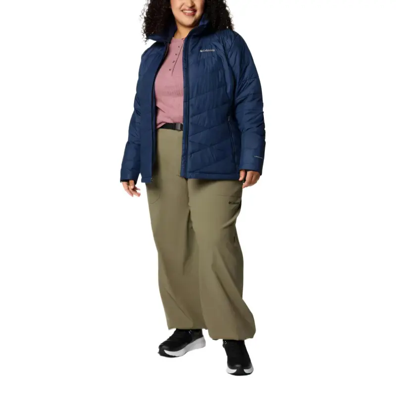 Columbia HeavenlyOmni-Heat Jackets Coats Women's University Marine Blue-3