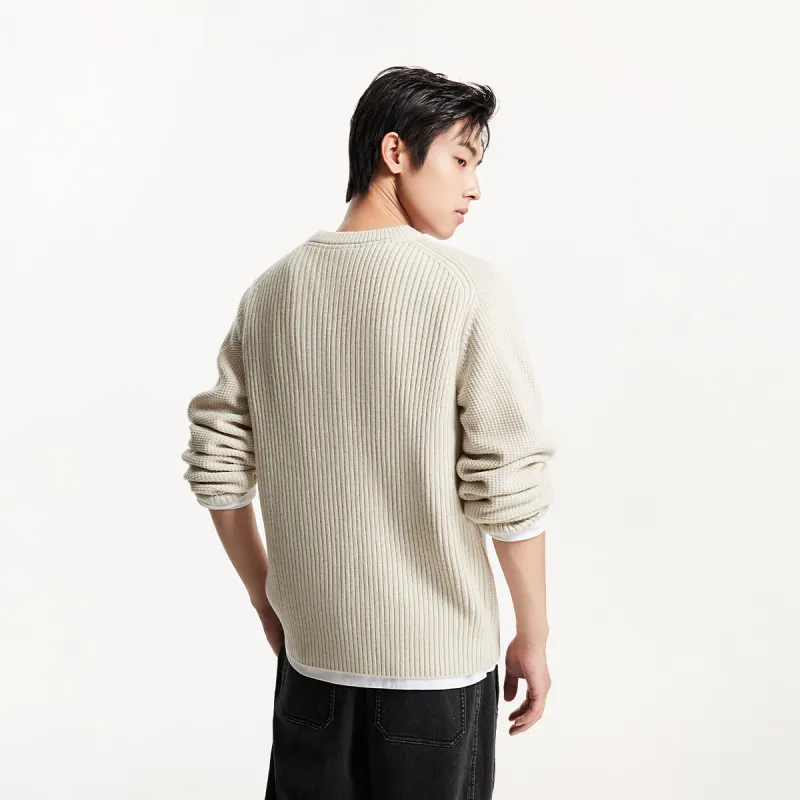 JACK JONES· Sweater Men's Lime Gray Heather Gray-3