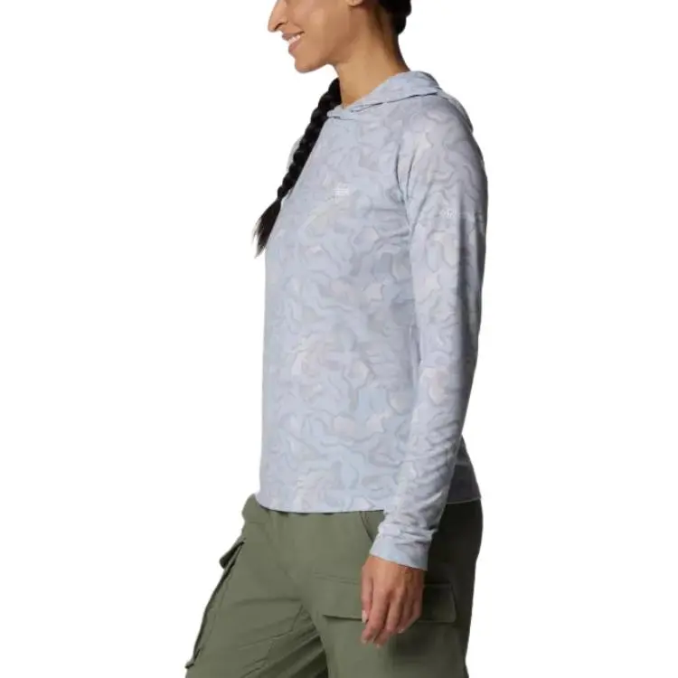 Columbia PFG Uncharted Fishing Collection Sweatshirt Women's Gray-2