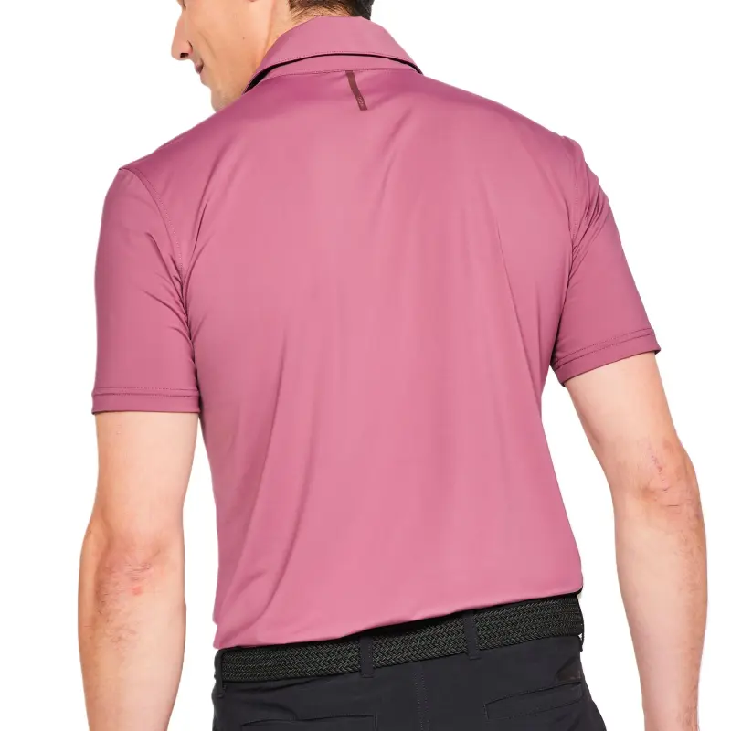 DECATHLON Polo Shirt Men's Dark Pink-1