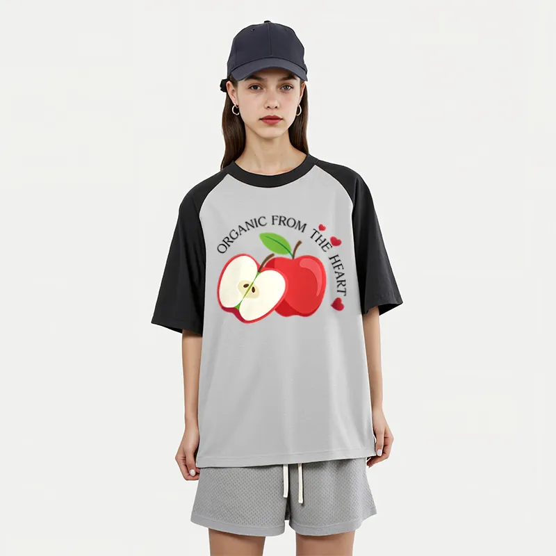 FAIRWHALE Drop Shoulder Sleeve T Shirt Women's-2