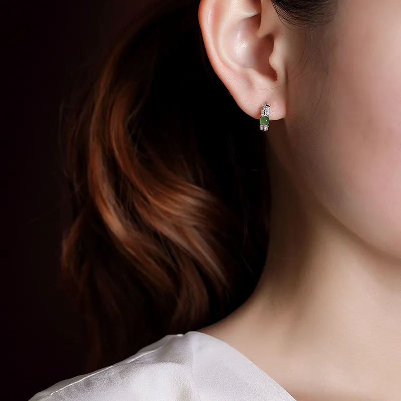 Royal Heaven's Choice Earrings Jasper Unisex-4