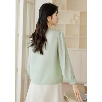 Like The Age Of Water Spring, Summer, Fall Shirt Regular Women's Mint Green
