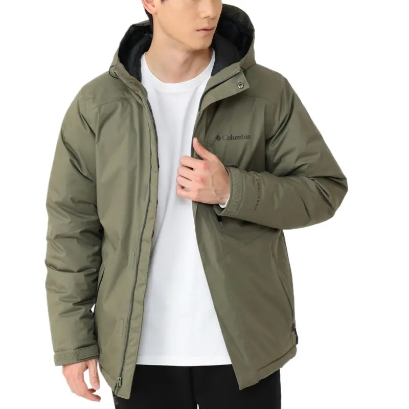 Columbia Oak Harbor Jackets Coats Men's Stone Green-4