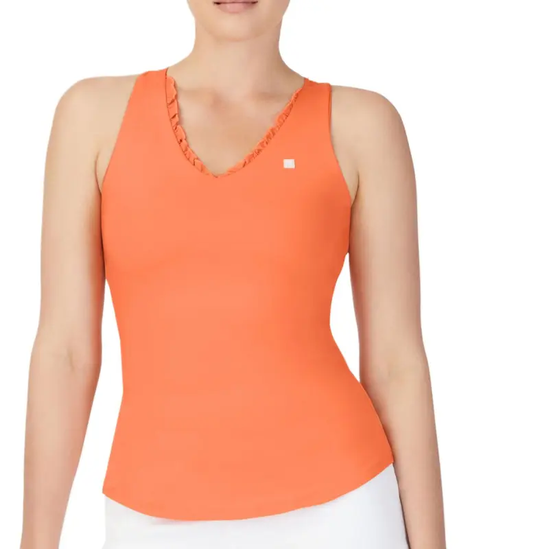 FILA Tank Tops Women's Orange 874-1