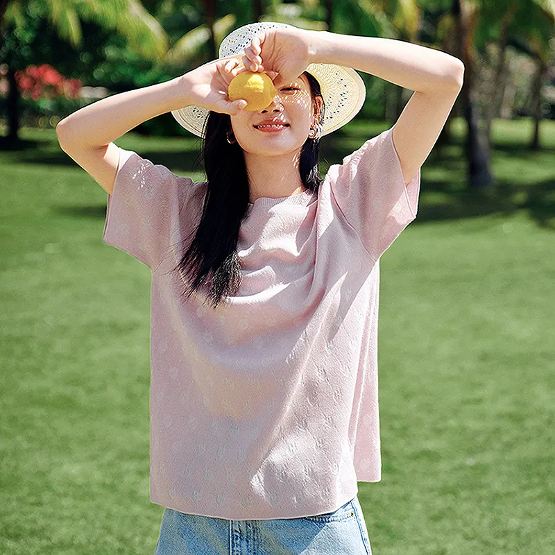 JZ. ANNAKRO Knitwear Women's Pink-4