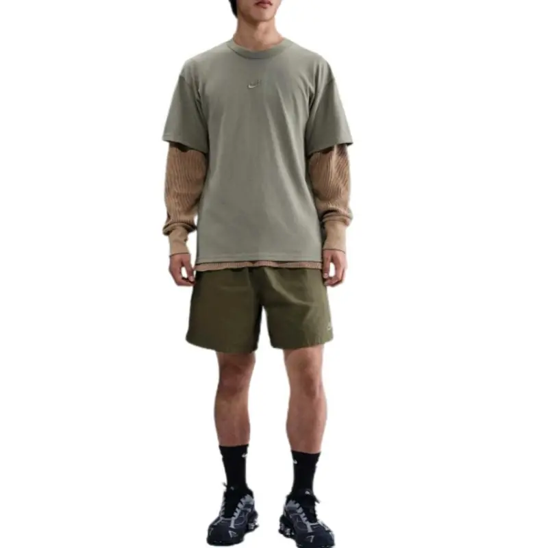 Nike Sportswear T Shirt Men's Olive Green-2