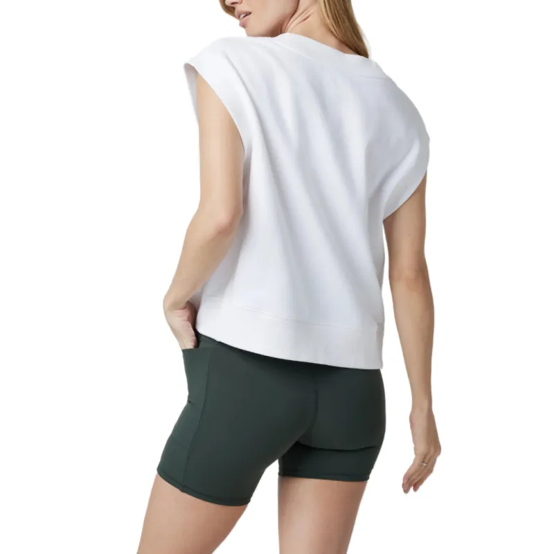 Vuori Vests Women's White-1
