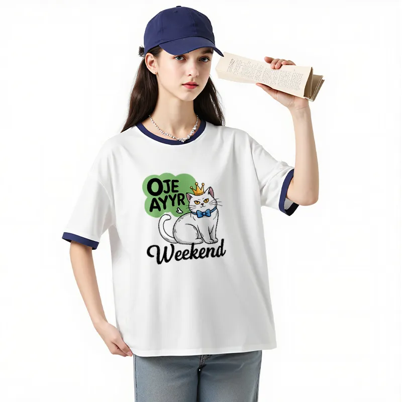 FAIRWHALE Drop Shoulder Sleeve T Shirt Women's-6