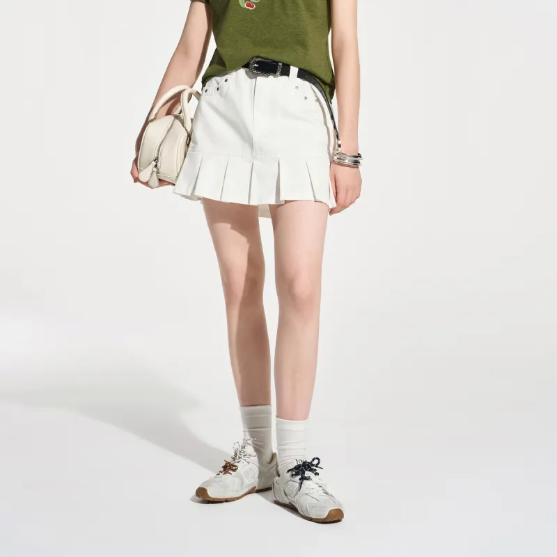 Bethine Casual Short Skirts Women's-17