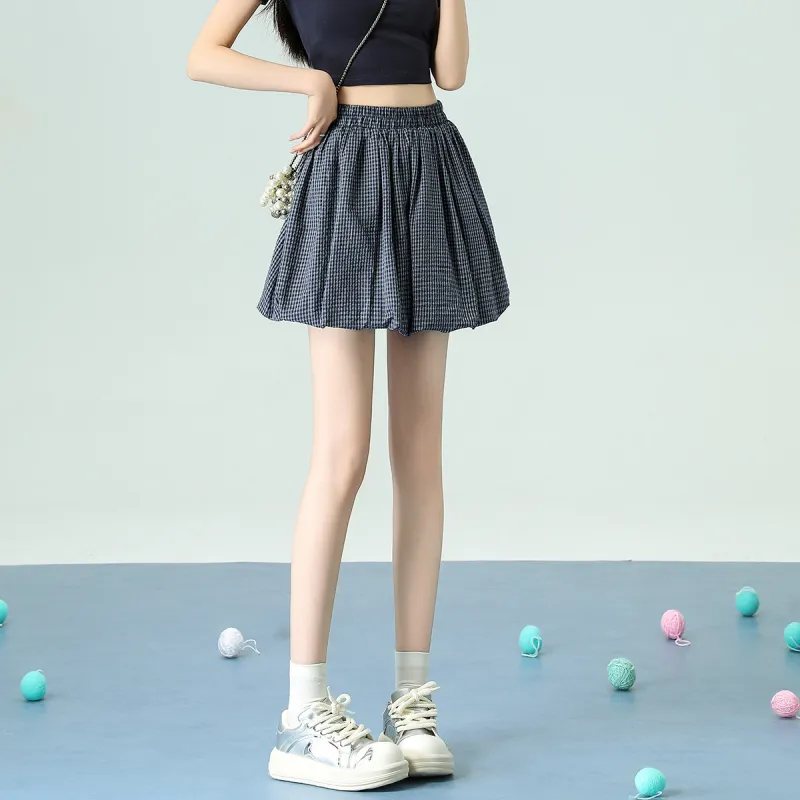 FAWENXIANGZI Casual Short Skirts Women's-4