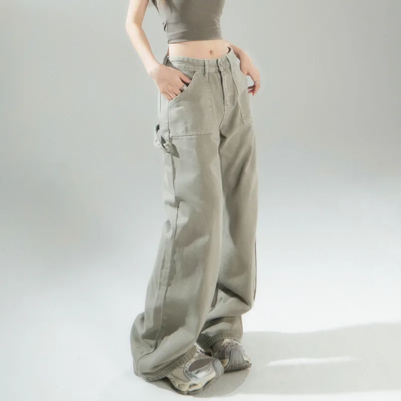 ZAVK Jeans Women's Kelp Green Pants-4