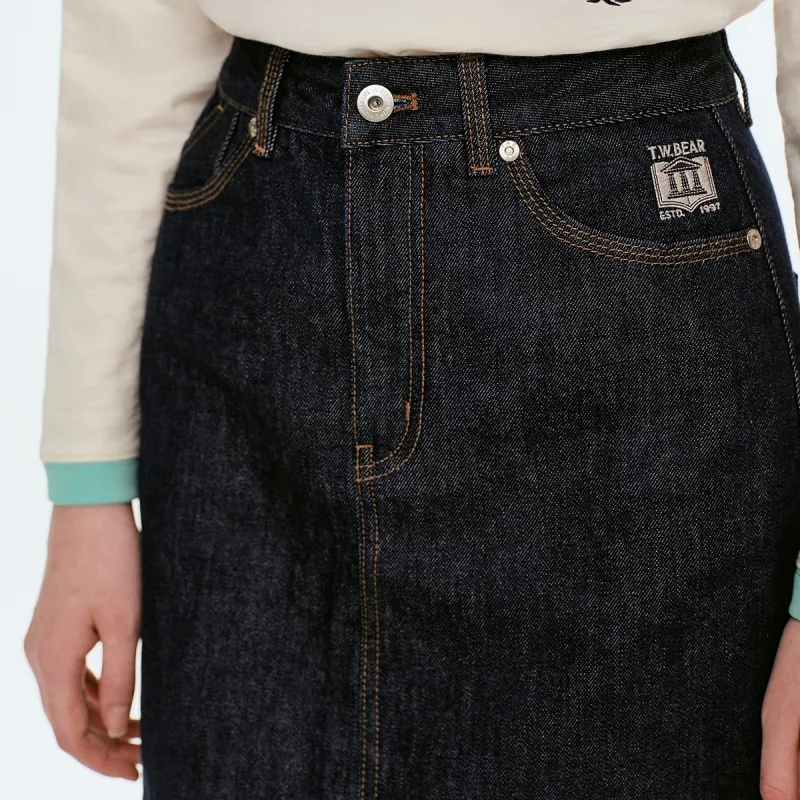 Teenie Weenie Casual Short Skirts Women's Denim-6