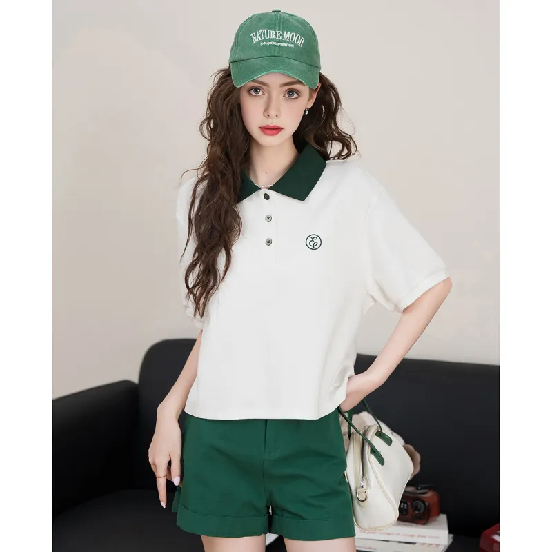 FAWENXIANGZI T Shirt Women's White-1