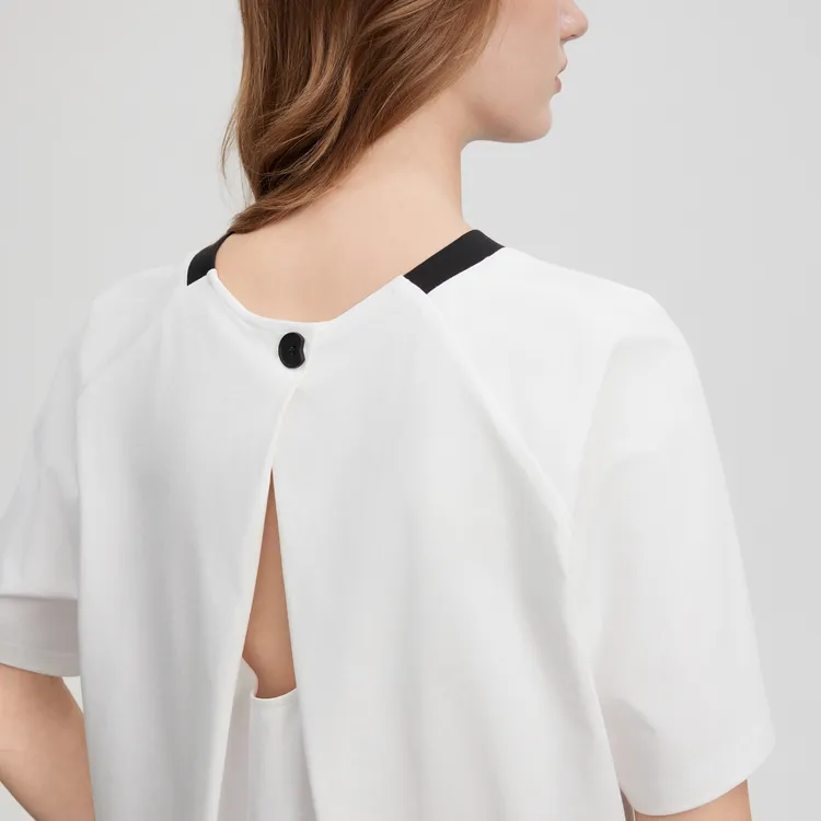ELLE Raglan Sleeve T Shirt Women's-5