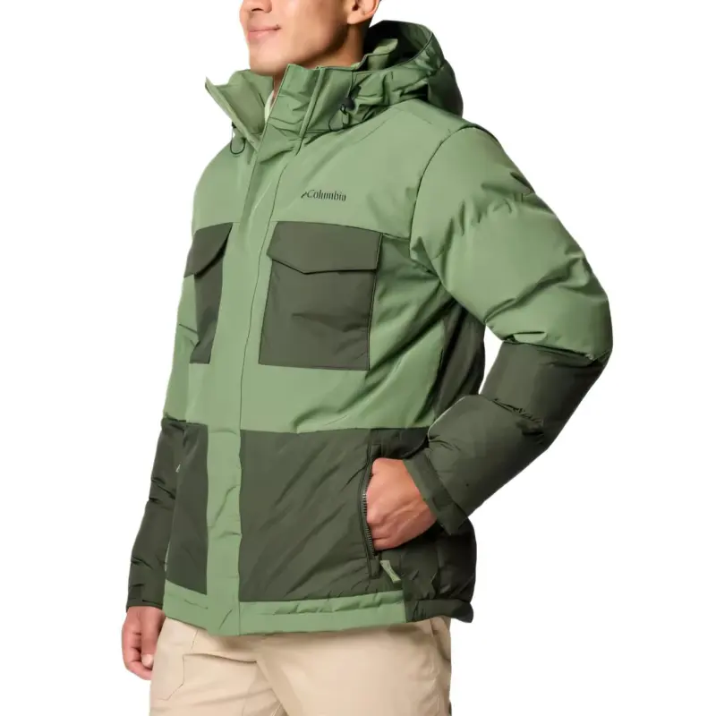 Columbia Marquam PeakOmni-Heat Fusion Jackets Coats Men's Green-2
