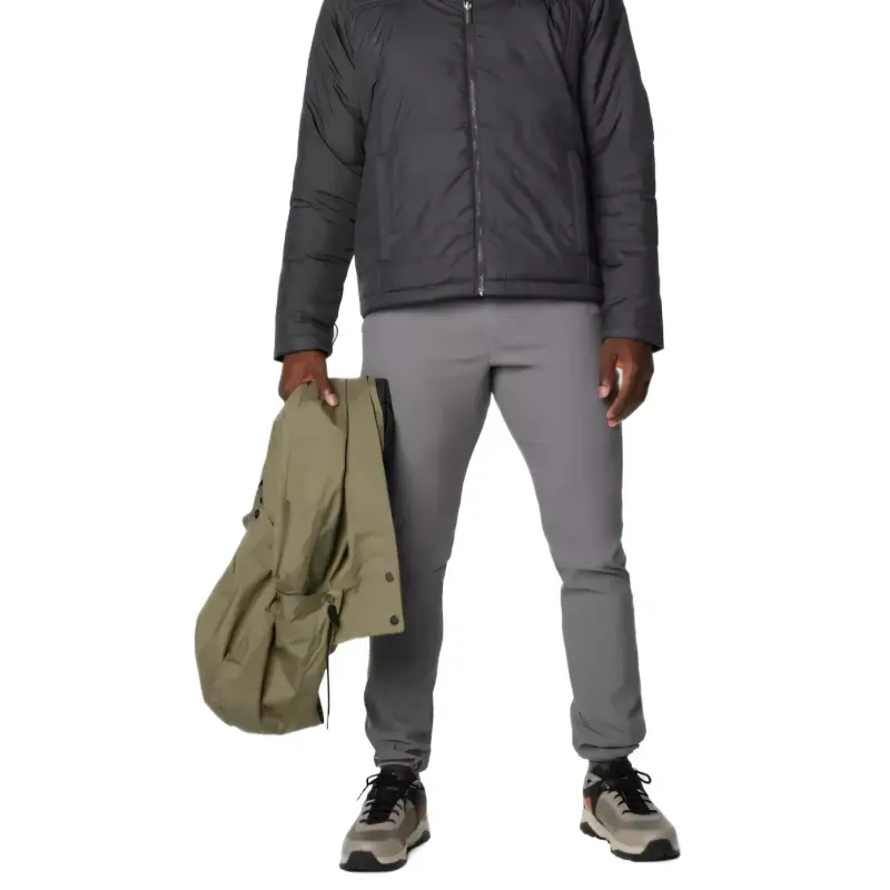 Columbia Omni-Heat Horizons Pine Omni-Tech Interchange Jackets Coats Men's Stone Green-2