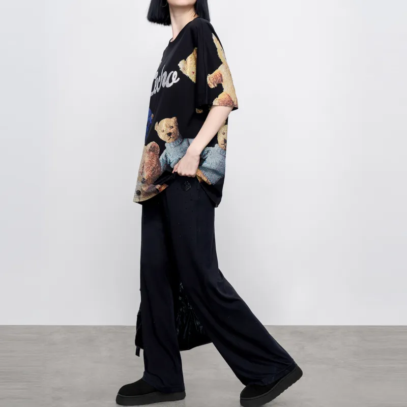 TCH T Shirts Women's Black-5