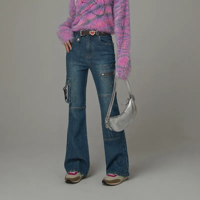 CHUU Jeans Women's Denim Blue-2