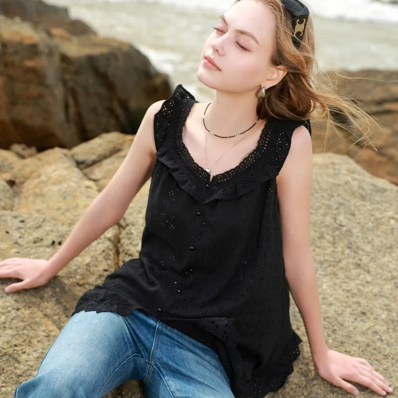 3COLOUR Shirt Women's Classic Black-4