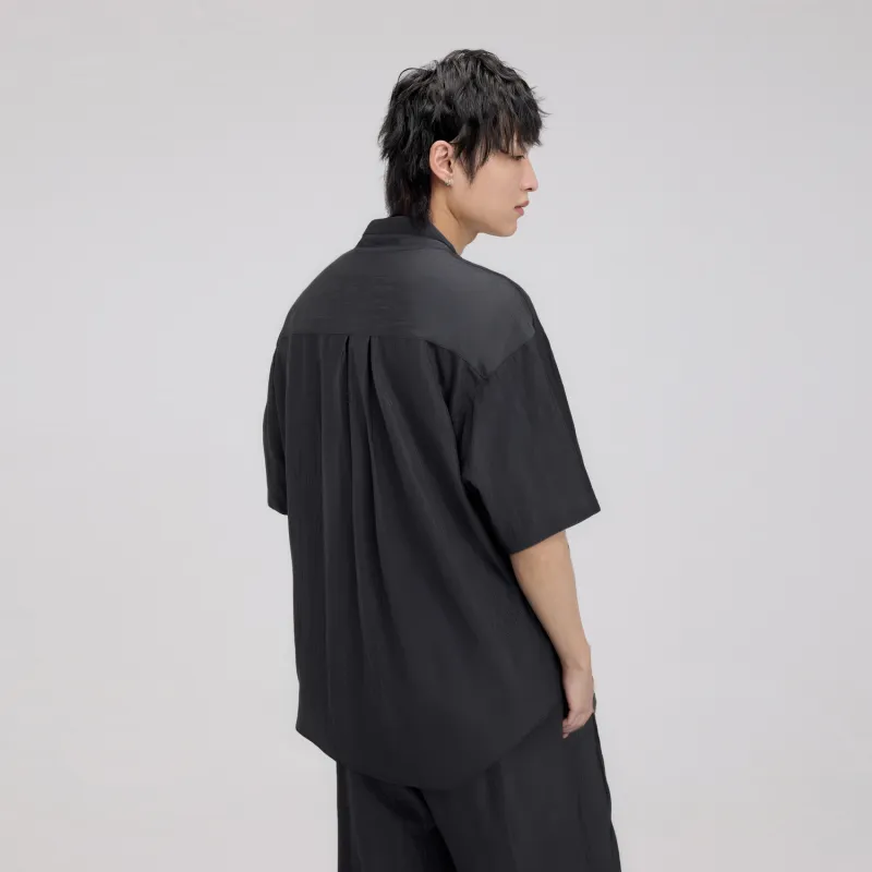 HERBEL Shirts Men Black-4