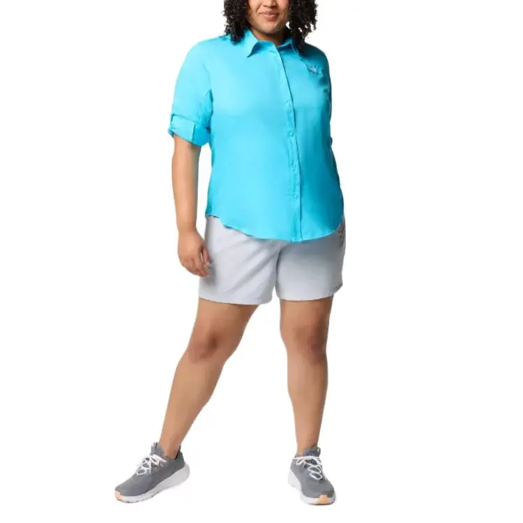 Columbia PFG Tamiami Shirt Women's Ring Reef Color-4