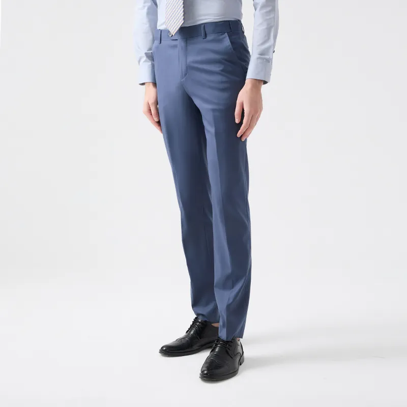 DIDIBOY Suit Trousers Unisex Light Blue-2
