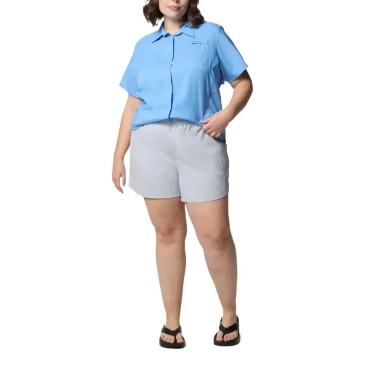 Columbia PFG Tamiami Casual Shorts Women's Gray-3
