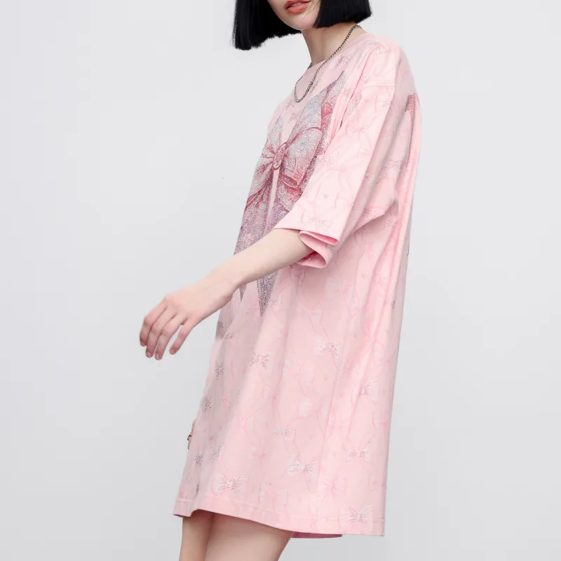 TCH Long Sleeved Dresses Women's Pink-5