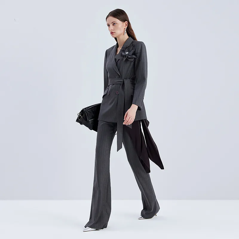 IDPAN Coats Women's Gray-3