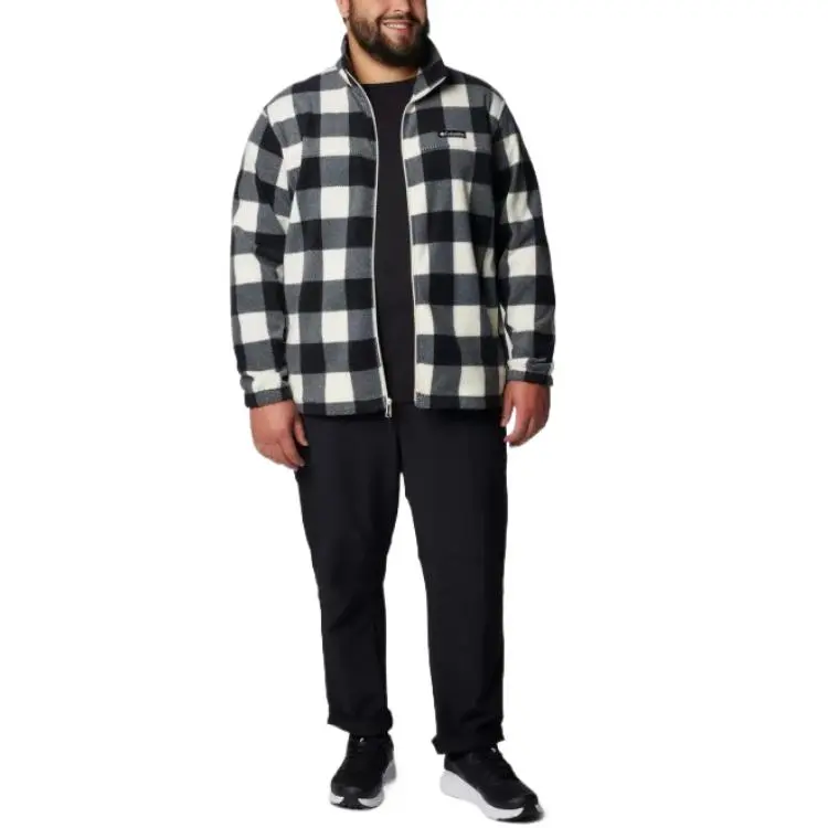Columbia Steens Mountain Jackets Coats Men's Pink Plaid Print-3