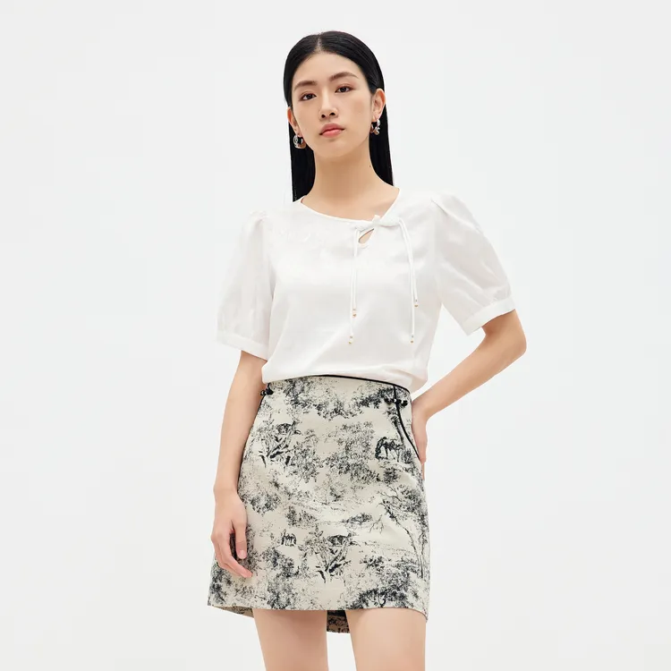 SHUIYUNJIAN Shirts Women's White-1