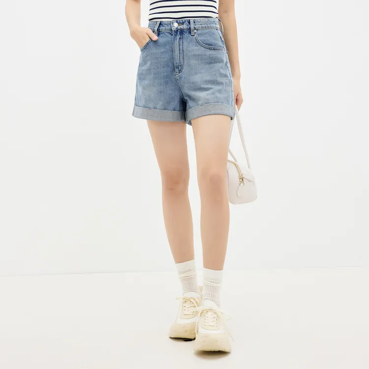 SHUIYUNJIAN Denim Shorts Women's-2
