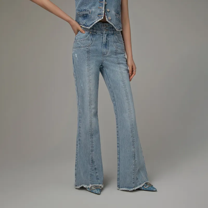 CHUU Jeans Women's Denim Blue-2